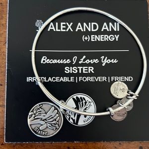 Alex and Ani Sister charm diver bracelet